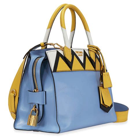 prada esplanade bag blue|Prada Medium Esplanade Leather Tote Bag .